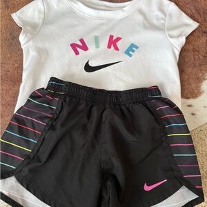Nike Dri-FIT Kids' Top + shorts set size m (5-6yrs)